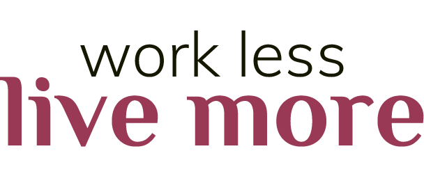 work less live more Logo