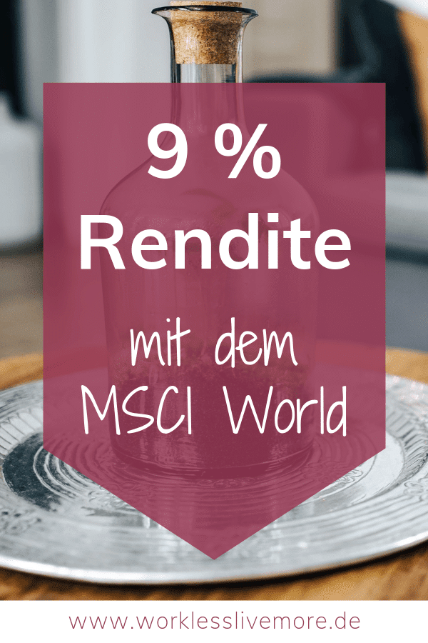 Investieren mit ETFs - MSCI World Investieren mit ETFs in den MSCI World